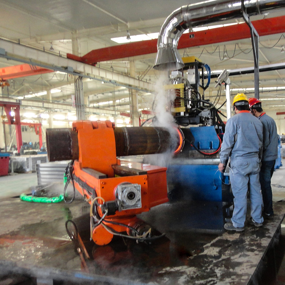 Large MF Induction Heat Pipe Bender二